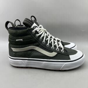Vans Sk8-Hi MTE 2.0 DX Shoes Women Size 9 Green White Suede Scotchgard Sneakers
